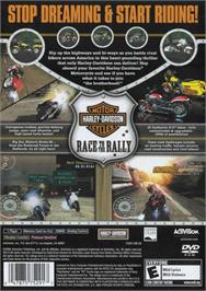 Box back cover for Harley-davidson - Race To The Rally on the Sony Playstation 2.