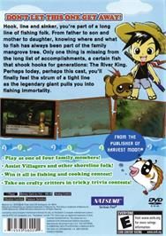 Box back cover for Harvest Fishing on the Sony Playstation 2.