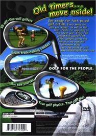 Box back cover for Hot Shots Golf 3 on the Sony Playstation 2.