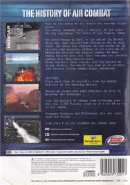 Box back cover for Iron Aces 2 - Birds Of Prey on the Sony Playstation 2.