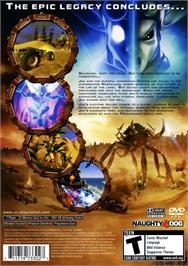 Box back cover for Jak 3 on the Sony Playstation 2.