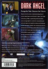 Box back cover for James Cameron's Dark Angel on the Sony Playstation 2.