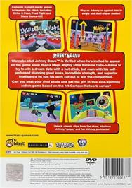 Box back cover for Johnny Bravo In The Hukka-mega-mighty-ultra-extreme Date-o-rama! on the Sony Playstation 2.