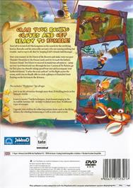 Box back cover for Kao The Kangaroo - Round 2 on the Sony Playstation 2.
