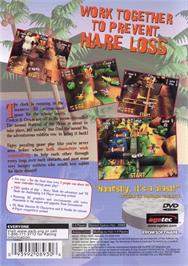 Box back cover for Kuri Kuri Mix on the Sony Playstation 2.