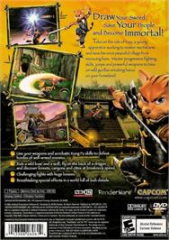 Box back cover for Legend Of Kay on the Sony Playstation 2.