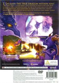 Box back cover for Legend Of Spyro - A New Beginning, The on the Sony Playstation 2.