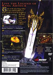 Box back cover for Legion - The Legend Of Excalibur on the Sony Playstation 2.