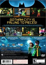 Box back cover for Lego Batman - The Videogame on the Sony Playstation 2.