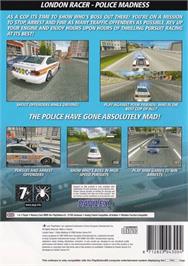 Box back cover for London Racer - Police Madness on the Sony Playstation 2.