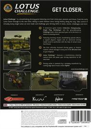 Box back cover for Lotus Challenge on the Sony Playstation 2.