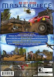 Box back cover for MX vs. ATV Unleashed on the Sony Playstation 2.