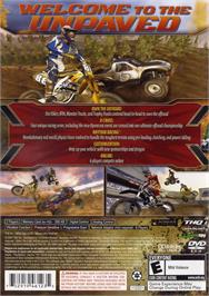 Box back cover for MX vs. ATV Untamed on the Sony Playstation 2.