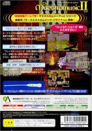 Box back cover for Maestromusic 2, The on the Sony Playstation 2.