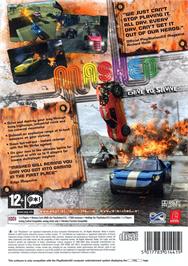 Box back cover for Mashed Fully Loaded on the Sony Playstation 2.