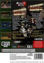 Box back cover for Metal Slug 5 on the Sony Playstation 2.