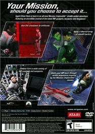 Box back cover for Mission - Impossible - Operation Surma on the Sony Playstation 2.