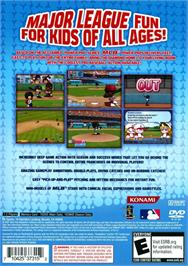 Box back cover for Mlb Power Pros on the Sony Playstation 2.