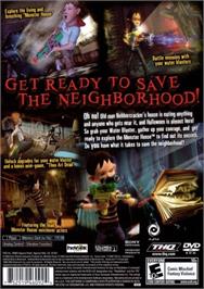 Box back cover for Monster House on the Sony Playstation 2.