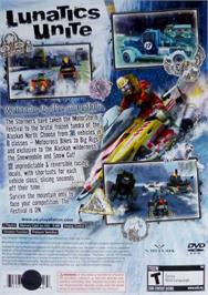Box back cover for Motorstorm - Arctic Edge on the Sony Playstation 2.
