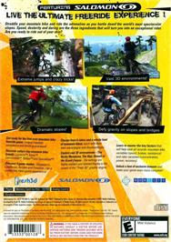 Box back cover for Mountain Bike Adrenaline Featuring Salomon on the Sony Playstation 2.