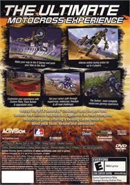Box back cover for Mtx Mototrax on the Sony Playstation 2.