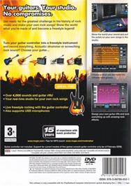 Box back cover for Music Maker - Rockstar on the Sony Playstation 2.