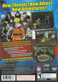 Box back cover for Naruto - Uzumaki Chronicles 2 on the Sony Playstation 2.