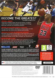 Box back cover for Nba 2k11 on the Sony Playstation 2.