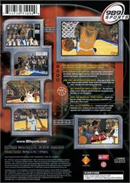 Box back cover for Ncaa Final Four 2001 on the Sony Playstation 2.
