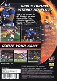 Box back cover for Nfl Blitz 2003 on the Sony Playstation 2.