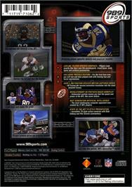 Box back cover for Nfl Gameday 2001 on the Sony Playstation 2.