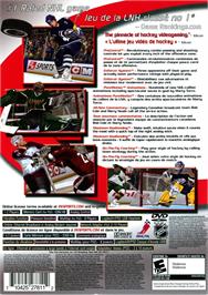 Box back cover for Nhl 2k6 on the Sony Playstation 2.