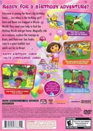 Box back cover for Nickelodeon Dora's Big Birthday Adventure on the Sony Playstation 2.
