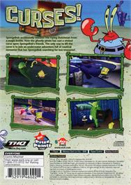 Box back cover for Nickelodeon Spongebob Squarepants - Revenge Of The Flying Dutchman on the Sony Playstation 2.