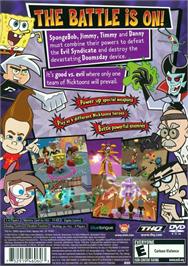 Box back cover for Nickelodeon Spongebob Squarepants And Friends Unite! on the Sony Playstation 2.