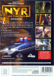 Box back cover for Nyr - New York Race on the Sony Playstation 2.