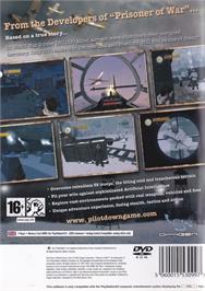 Box back cover for Pilot Down - Behind Enemy Lines on the Sony Playstation 2.
