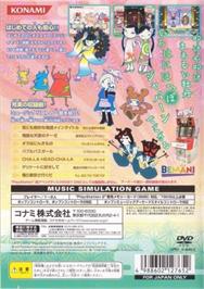 Box back cover for Pop'n Music 12 - Iroha on the Sony Playstation 2.
