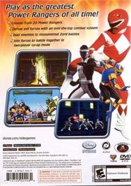 Box back cover for Power Rangers - Super Legends on the Sony Playstation 2.