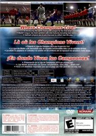 Box back cover for Pro Evolution Soccer 2010 on the Sony Playstation 2.