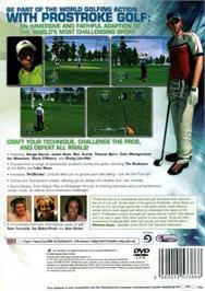 Box back cover for Prostroke Golf - World Tour 2007 on the Sony Playstation 2.