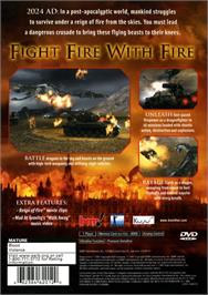 Box back cover for Reign Of Fire on the Sony Playstation 2.
