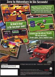 Box back cover for Road Trip Adventure on the Sony Playstation 2.
