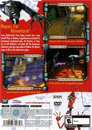 Box back cover for Robots on the Sony Playstation 2.
