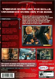 Box back cover for Rogue Ops on the Sony Playstation 2.