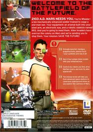 Box back cover for Rtx Red Rock on the Sony Playstation 2.