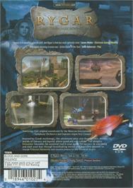 Box back cover for Rygar - The Legendary Adventure on the Sony Playstation 2.