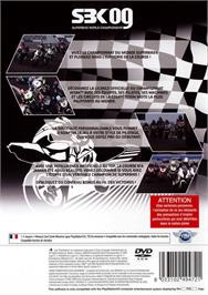 Box back cover for Sbk 09 - Superbike World Championship on the Sony Playstation 2.