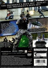 Box back cover for Secret Service on the Sony Playstation 2.